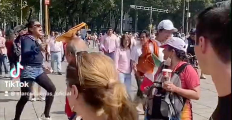 «¡Nacos!» diputada trans contra marcha pro INE