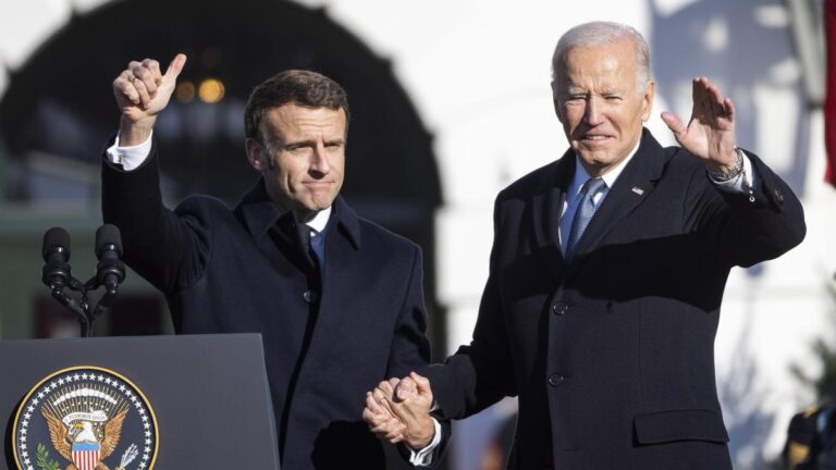 Biden y Macron refrendan alianza contra Rusia y Vladimir Putin