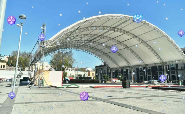 Llega la pista de hielo a Toluca