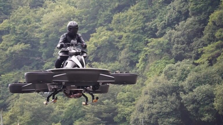 Nueva moto voladora inspirada en las películas de star wars