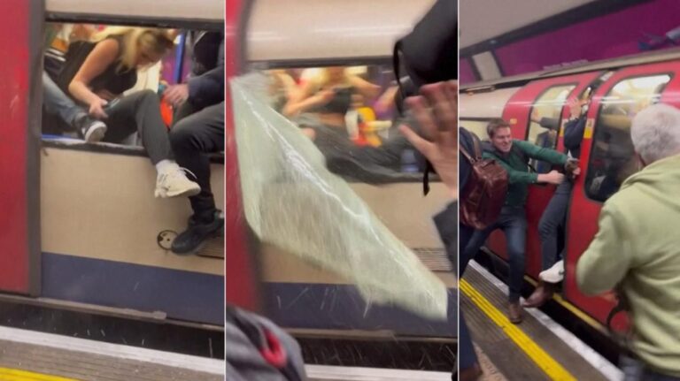 Pánico en el metro de Londres, usuarios rompen ventanas y corren despavoridos