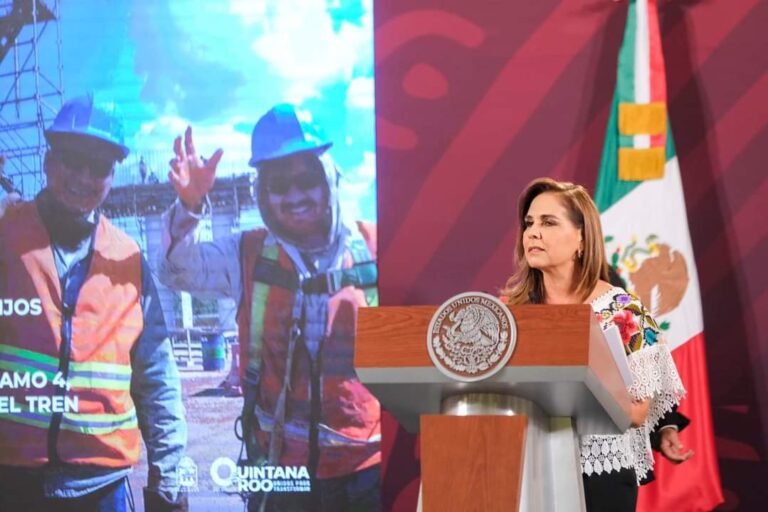Mara Lezama defiende proyecto del Tren Maya