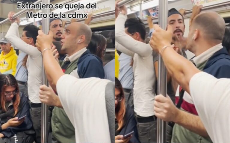 Argentino se queja del metro de la CDMX