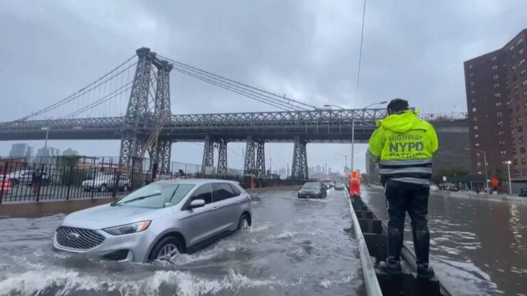 ¡Precaución! Se registran fuertes inundaciones en Nueva York