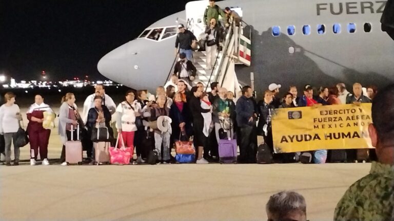 Ya son 720 los mexicanos rescatados de Israel en aviones de la Fuerza Aérea