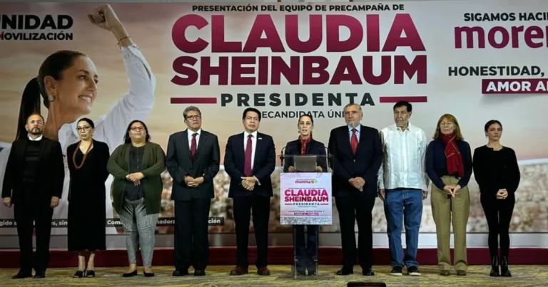 Claudia Sheinbaum presenta a su equipo de precampaña