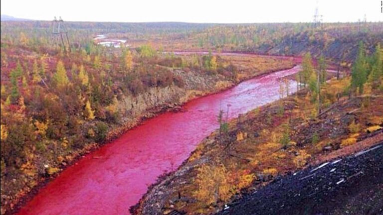 Río Nilo se tiñe de rojo y causa pánico en los habitantes por presagios bíblicos