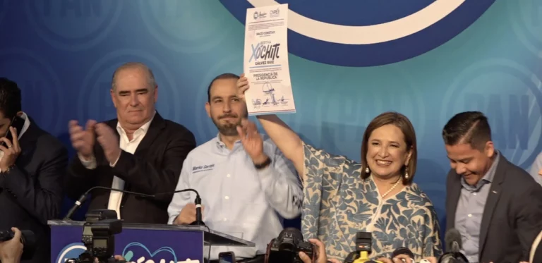 Xóchitl Gálvez se registra como precandidata del PAN a la Presidencia, blanquiazul se declara listo