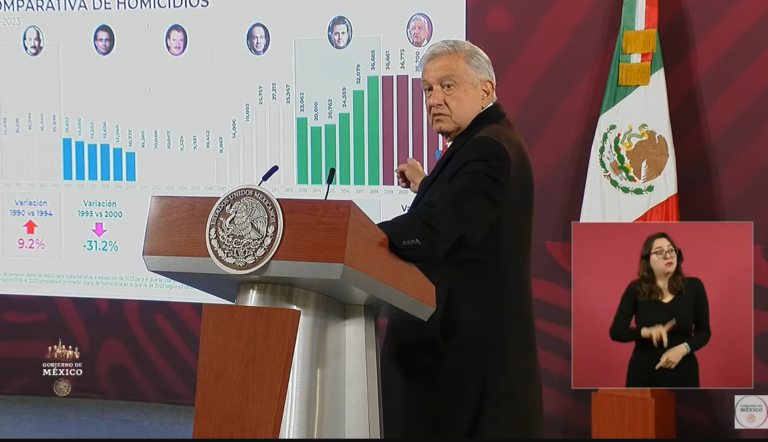«Usted era la esperanza» AMLO debate con periodista sobre seguridad (Video)