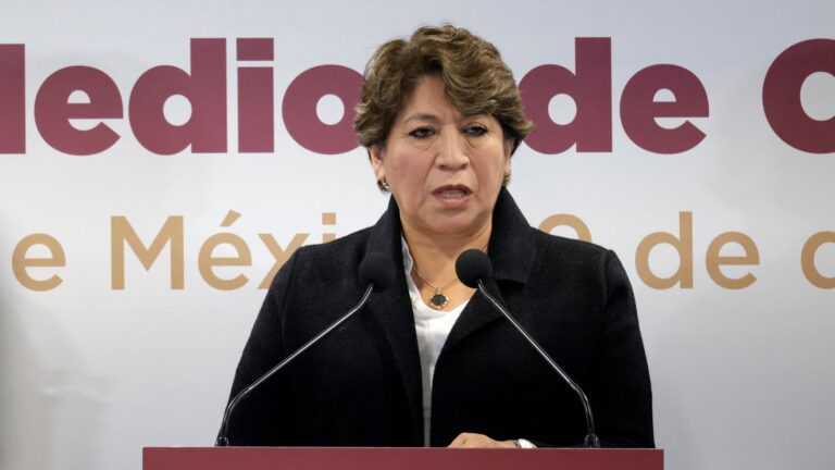 «Hago un llamado para unirnos por la paz» Delfina Gómez responde antes los hechos violentos en Texcaltitlán