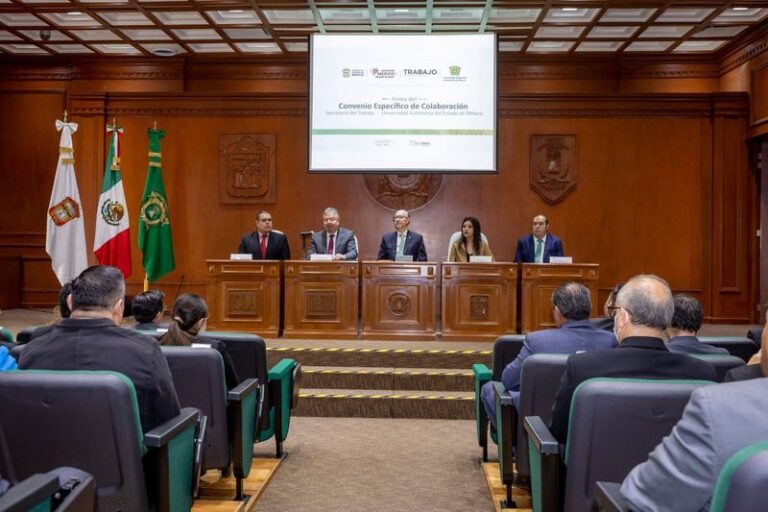 UAEMéx afianza colaboración con la Secretaría del Trabajo del Gobierno del Estado de México