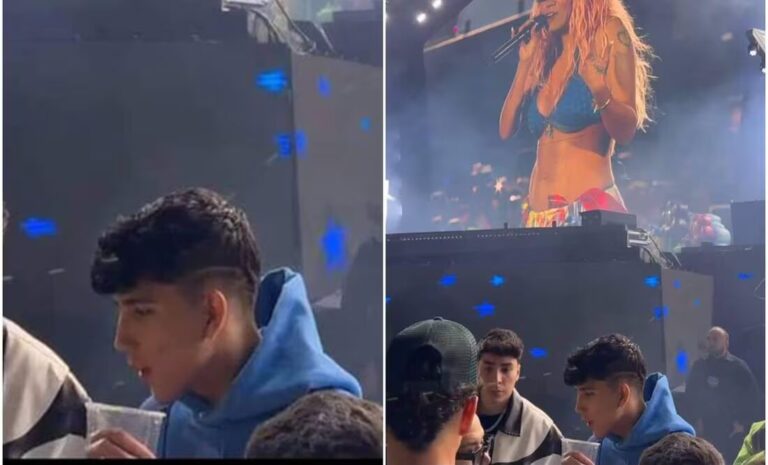 Kevin Álvarez fue visto en concierto de Karol G en plena «recuperación»