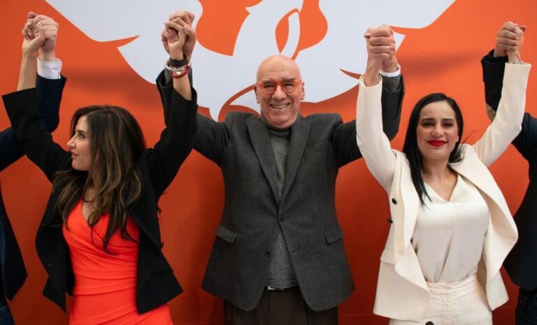 Sandra Cuevas y Alejandra Bárrales se registran como candidatas de Movimiento Ciudadano