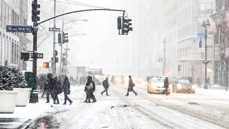 En EE.UU. vuelos, clases y actividad pública suspendida por intensa nevada (video)