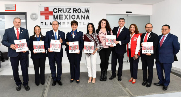 Gobierno de la Maestra Delfina Gómez se suma a la Colecta Anual de Cruz Roja Mexicana 2024