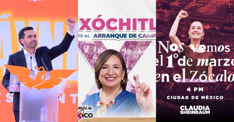 Arranca la campaña: Los candidatos presidenciales exhiben su fuerza en los primeros mítines