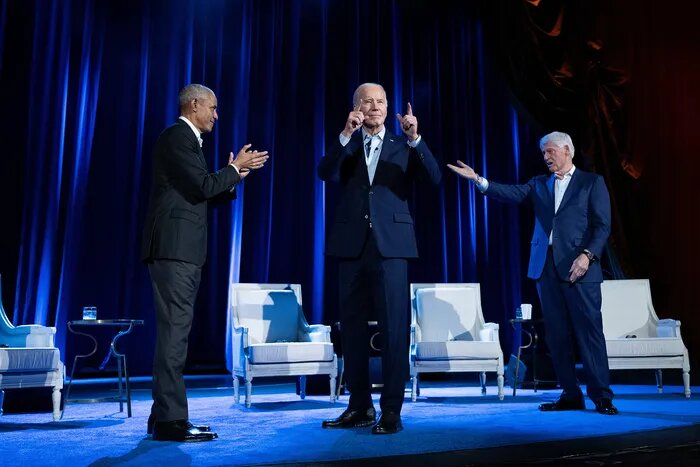 Obama y Clinton se unen a Biden en evento histórico de recaudación de fondos en Nueva York
