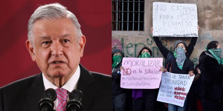 Lamentamos que en el último 8M de AMLO se siga estigmatizando al movimiento feminista : AI 
