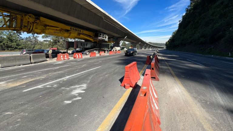 Planifica tu Ruta: Autopista México-Toluca cerrada totalmente por obras de ‘El Insurgente’