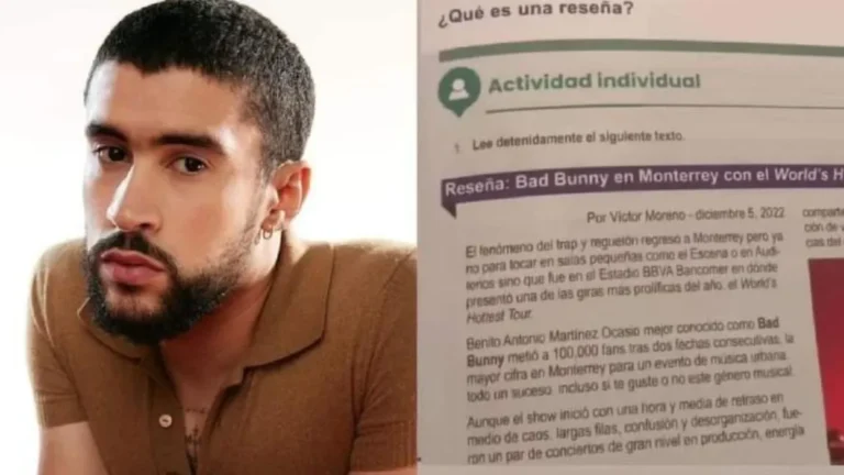 Aclara autoridad educativa nacional Bad Bunny no aparece en los libros de la SEP