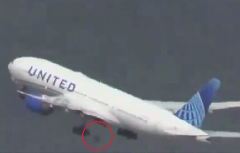 Aterriza de emergencia avión de United en Los Ángeles tras perder llanta (Video)