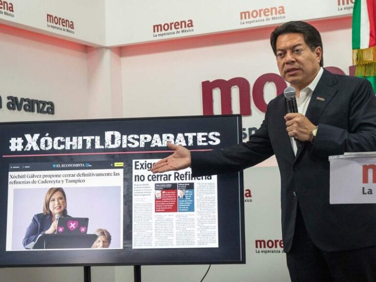 Acusa líder de Morena que Xóchitl Gálvez quiere que el INE le haga su campaña