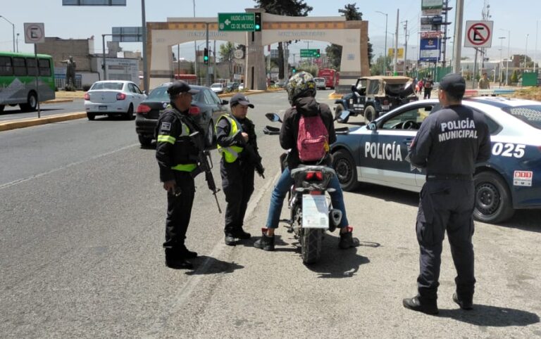 Zinacantepec refuerza estrategia contra los delitos a bordo de motocicletas