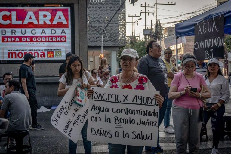 Suman 800 personas con problemas de salud por agua contaminada en alcaldía Benito Juárez 