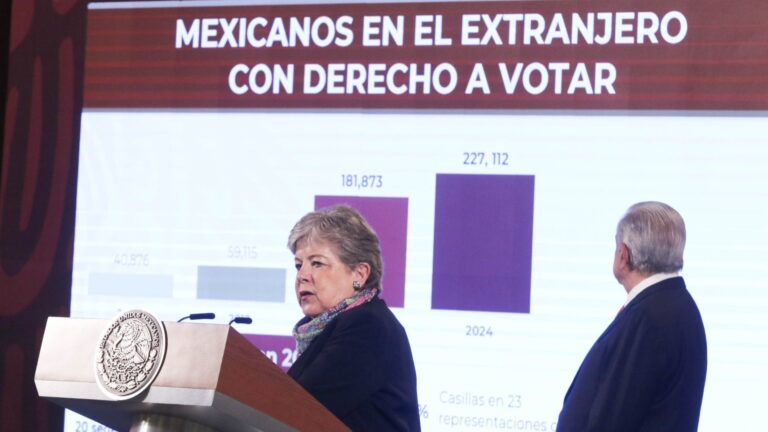 Alicia Bárcena confirma que 20 mil 964 mexicanos podrán votar en el extranjero