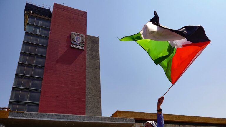 UNAM se suma a la ola de manifestaciones Propalestinas de Universidades en EE. UU.