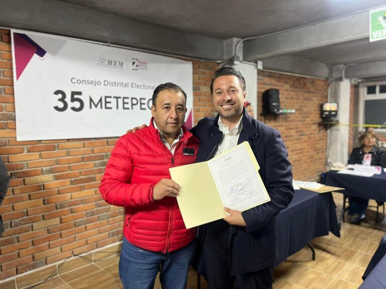 Ratifica IEEM triunfo electoral de Mariano Camacho