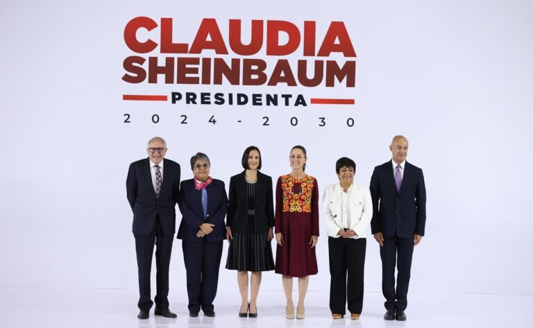 Otros cinco del gabinete de Claudia Sheinbaum son presentados oficialmente