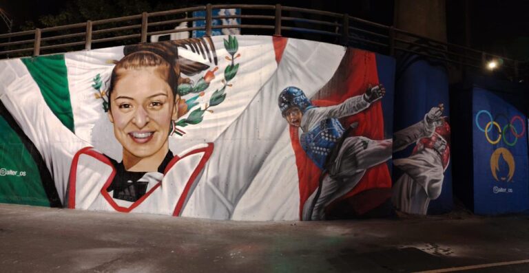 Homenaje Artístico: Murales en la Ciudad de México para nuestros deportistas en Paris 2024