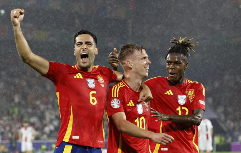 ¡Victoria épica para España! Con un gol de Mikel Merino, España avanza a las semifinales de la Eurocopa 2024
