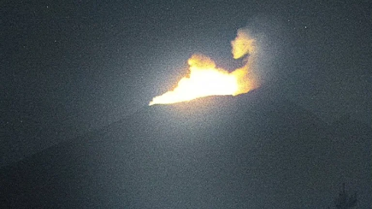 El Popocatépetl con actividad este miércoles (video)