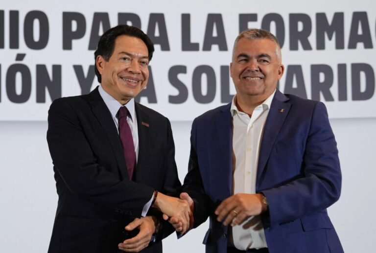 Anuncia Morena convenio de colaboración con el Partido Socialista Obrero de España 