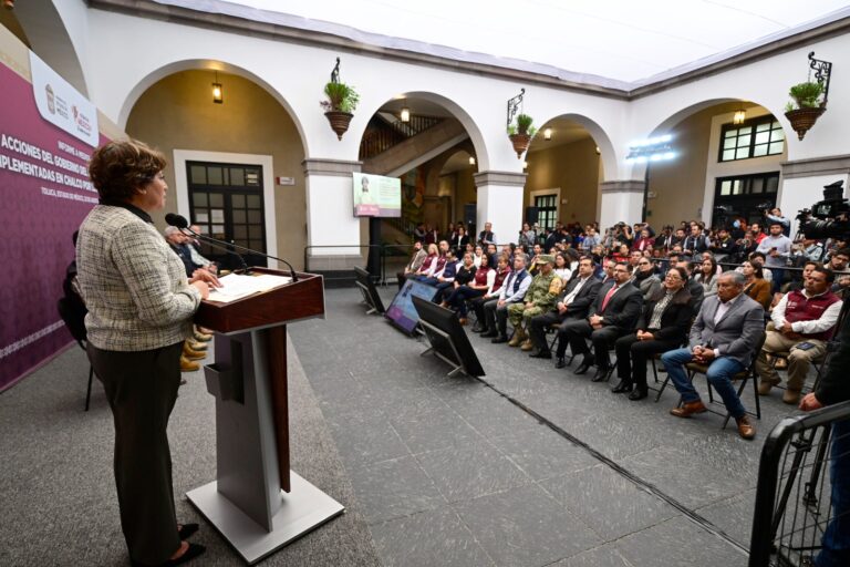 Gobierno del Edoméx despliega más de 5 mil elementos en Chalco y anuncia modernización del Colector Solidaridad