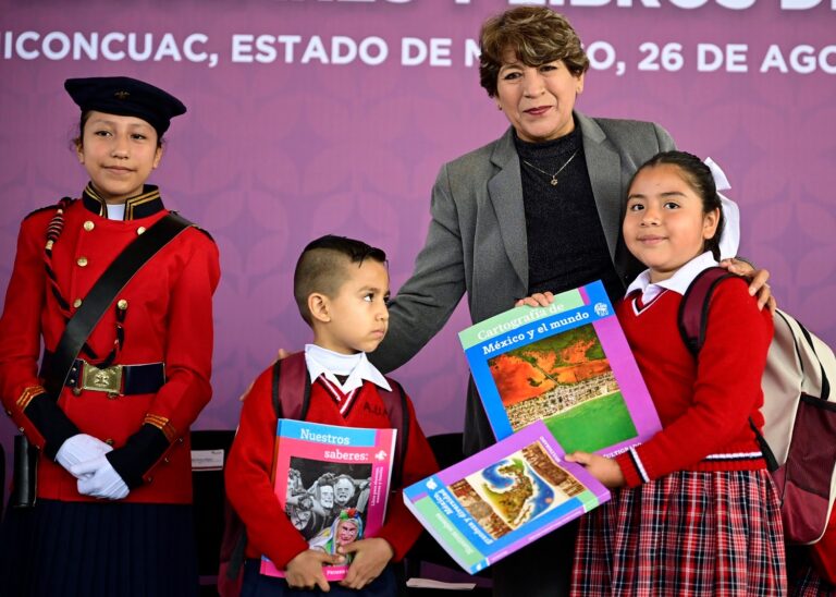Gobernadora Delfina Gómez inaugura ciclo escolar Educación Básica 2024-2025 en el Estado de México