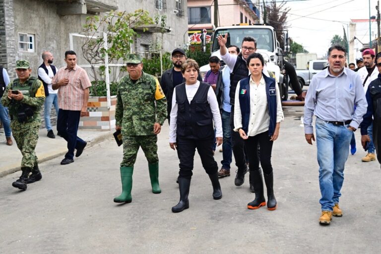 Gobierno Federal y Estatal refuerzan labores de limpieza y desazolve en Chalco tras intensas lluvias