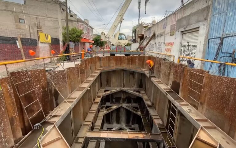 Reanudan construcción del Colector Solidaridad 1 en Chalco para prevenir inundaciones