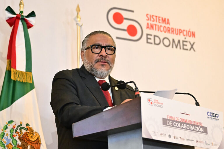Horacio Duarte, llama a empresarios a denunciar cualquier acto de corrupción en el EdoMéx