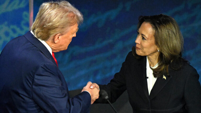 Intenso debate, Harris eleva del discurso y acorrala a Donald Trump