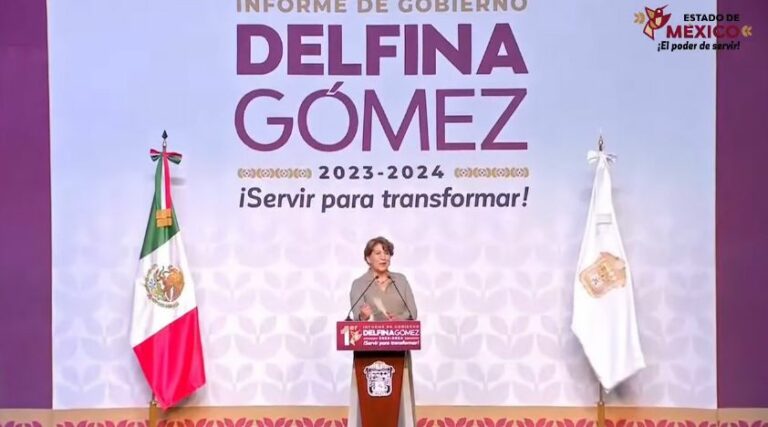 Delfina Gómez presenta su Primer Informe de Gobierno: un año de transformación en el Estado de México
