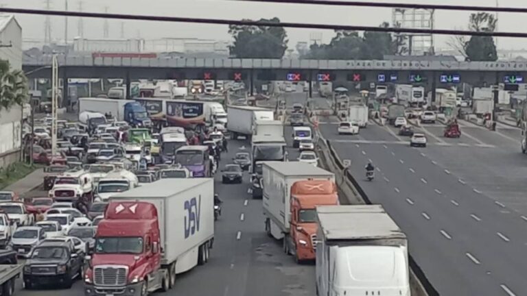 Transportistas del Edomex bloquearon autopistas en protesta contra abusos