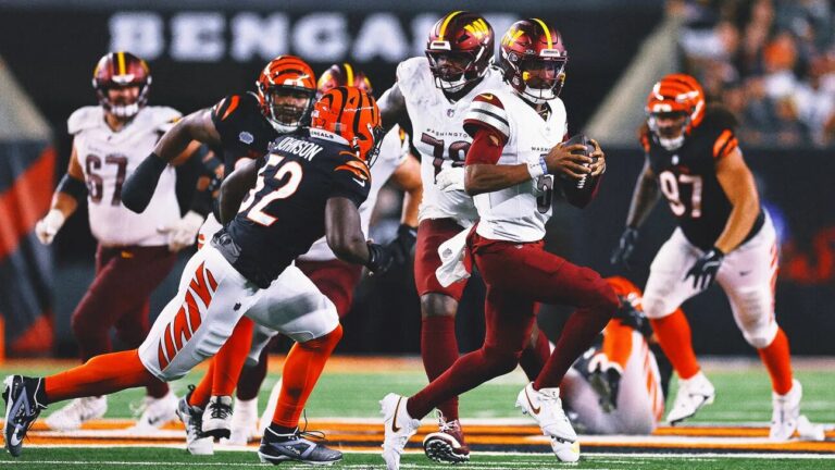 Triunfo destacado para Jayden Daniels y los Washington Commanders sobre los Bengals