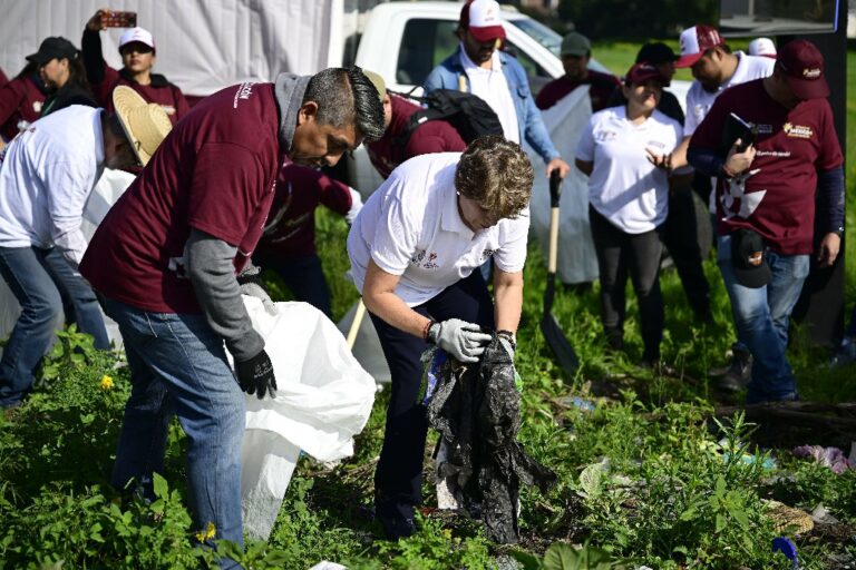Gobernadora promueve cultura de reciclaje durante la Primera Jornada “Limpiemos Nuestro EdoMéx”