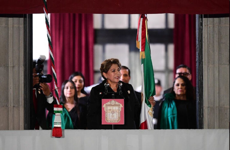 Mexiquenses celebran el primer Grito de Independencia encabezado por la Gobernadora Delfina Gómez