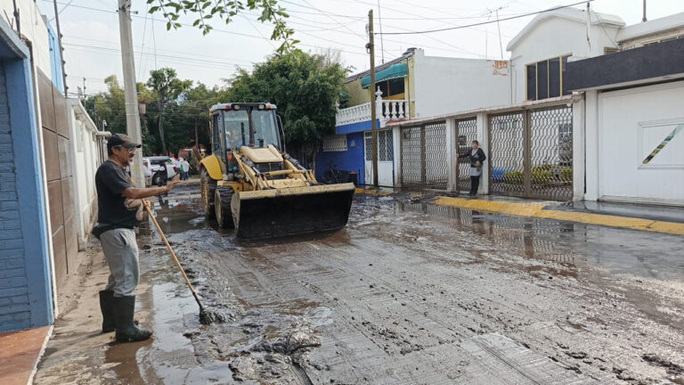 Secretaría de Agua y CAEM atienden inundaciones en Coacalco y Ecatepec tras intensas lluvias