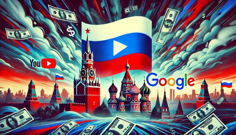 Rusia impone multa de 20 decillones de dólares a Google por bloqueo de canales pro-Kremlin