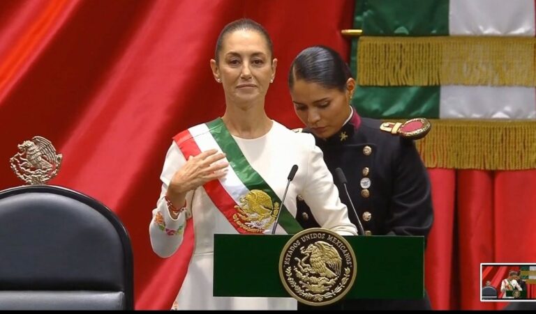 Claudia Sheinbaum Pardo, hace historia como la primera presidenta de México